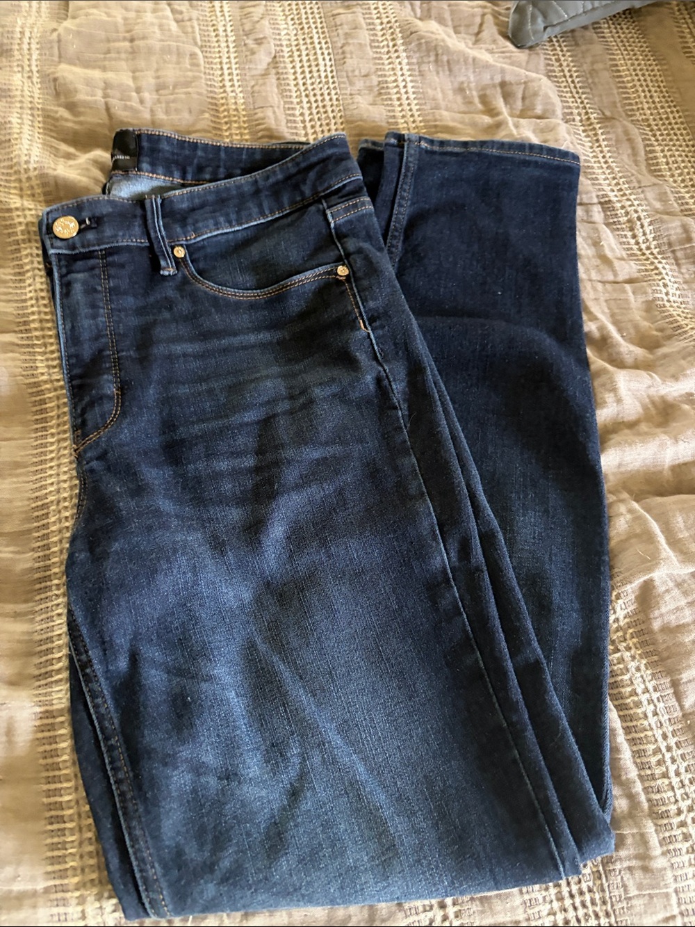 White House Black Market Dark Blue Slim Sculpt Jeans